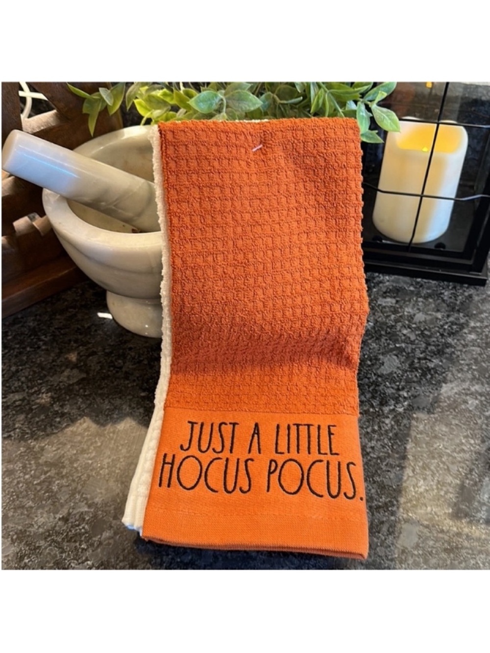 🐈‍⬛Rae Dunn Hocus Pocus Believe in Magic Wicked Tea Hand Kitchen Towels 🎃